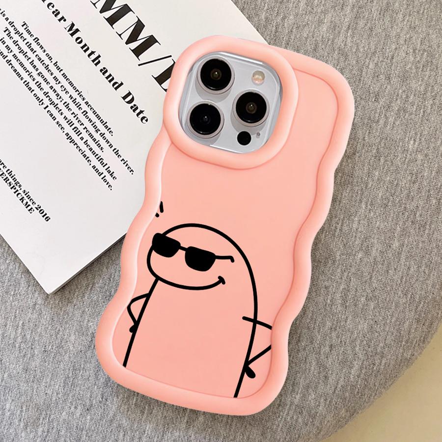 Line People Case for iPhone 8 14 XR 15 Plus 11 13 12 17 Air 16 Pro Max Soft Phone Cover