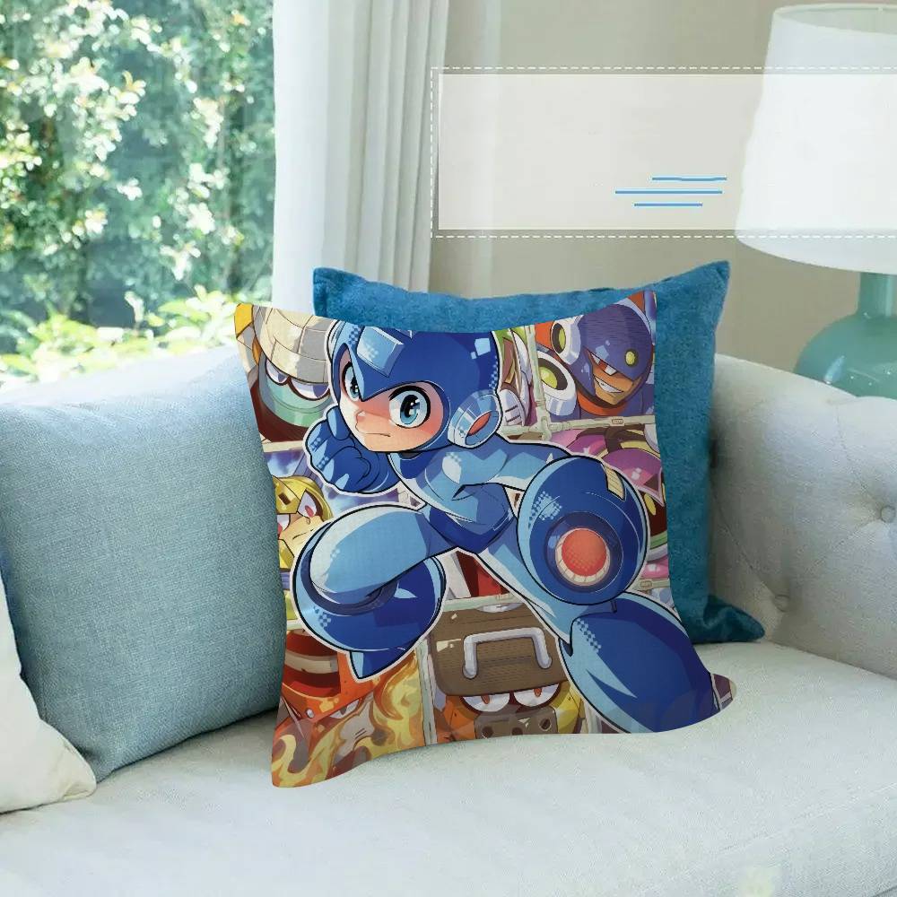 Game RRockman Megamans Personalized picture text home decorative pillows Household Gifts xcm
