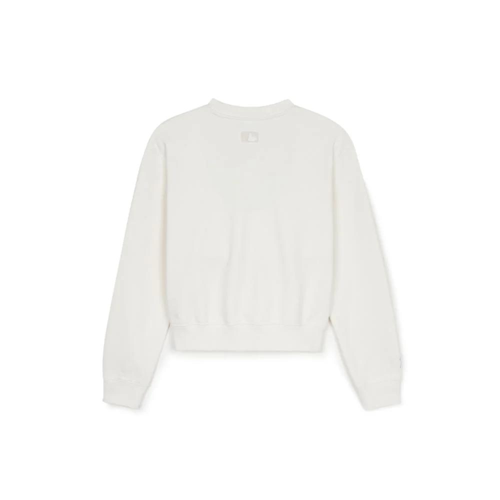 New MLB New York Yankees Knitwear Women's Cream 3FMTF0144-50CRS