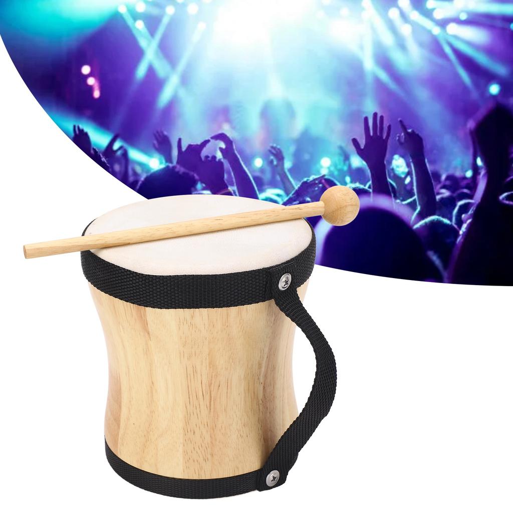 Hand Kit Holz Schafsfell Top Professionelles Schlaginstrument mit Schlägel