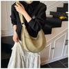 Canvas bag women's large-capacity new summer versatile niche shoulder messenger bag premium dumpling bag
