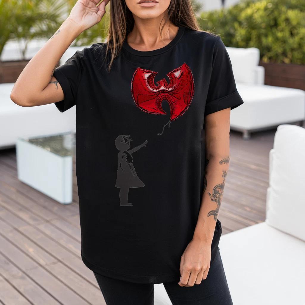 Banksy Wu Clan Street Art Inspired Unisex Heavy Cotton Tee, Graphic Tee, Hip-Hop M