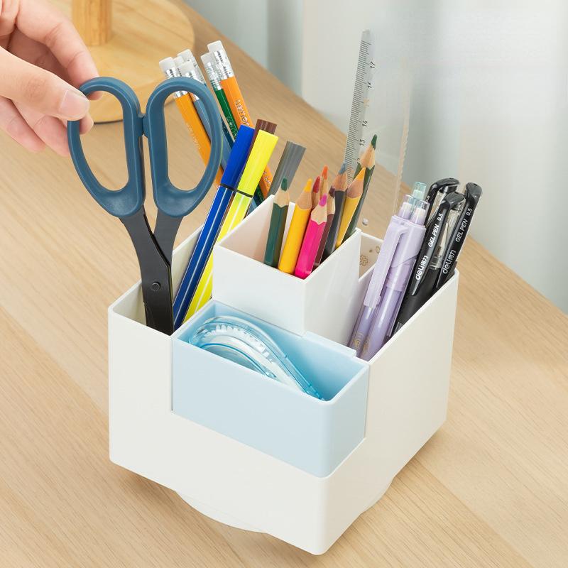 360 Degree Rotation Pen Holder Pencil Holder For Desk, Desk SimpleModern Minimalist Makeup Organizer Pen Cup Multifunctional OfficeSupplier For Home