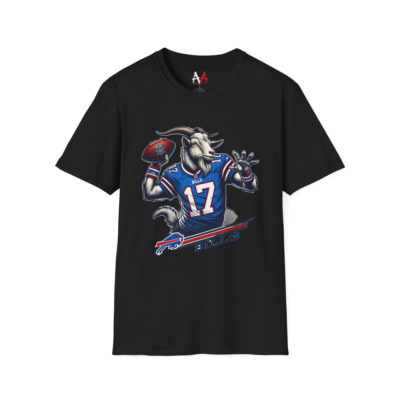 Josh Allen GOAT T-Shirt – Celebrate Buffalo’s Star QB XXXL