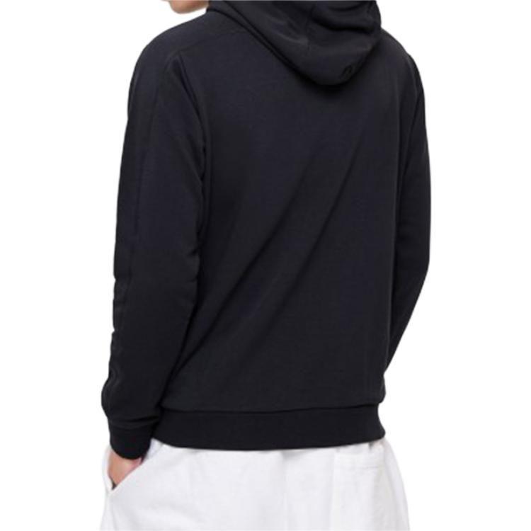 adidas Sweatshirts Men's Black Hooded Moderate Regular EI4622