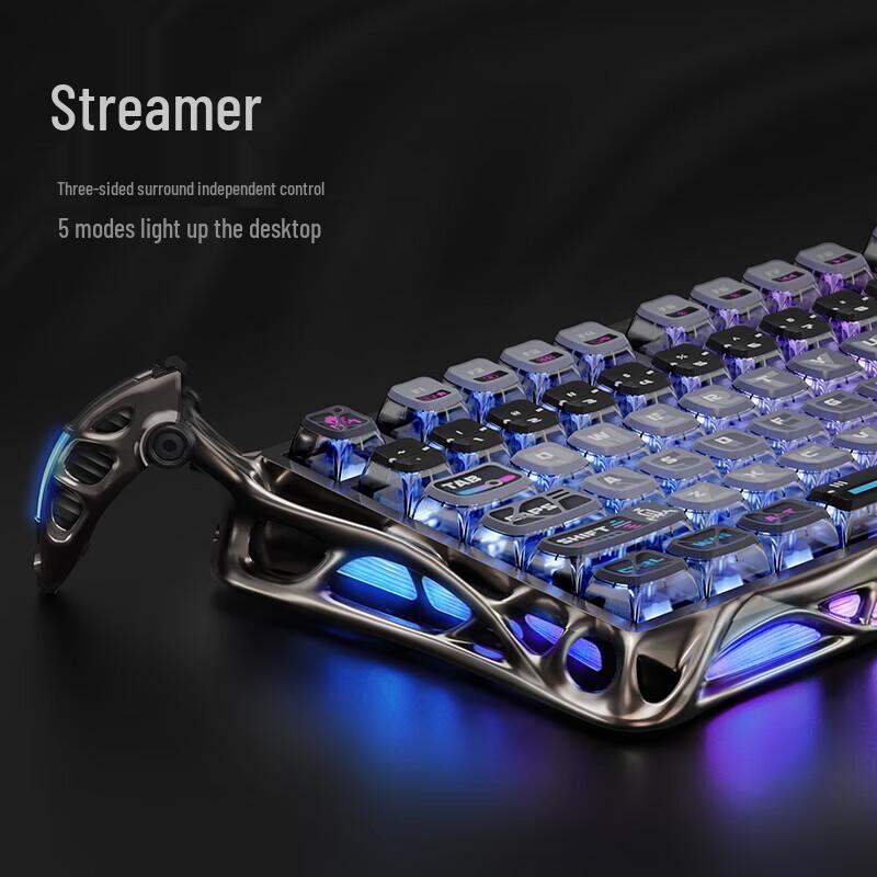 GravaStar K1 PRO Cyberpunk 75% Triple Mode Mechanical Keyboard