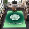 Crystal Velvet Rug Celtic FC Print Custom Name Text Floor Mat Home Decor