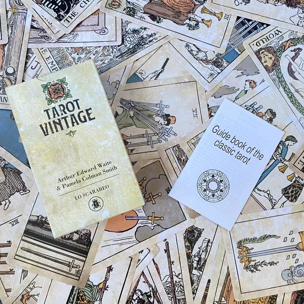12x7 Cm Vintage Tarot Deck Card Games