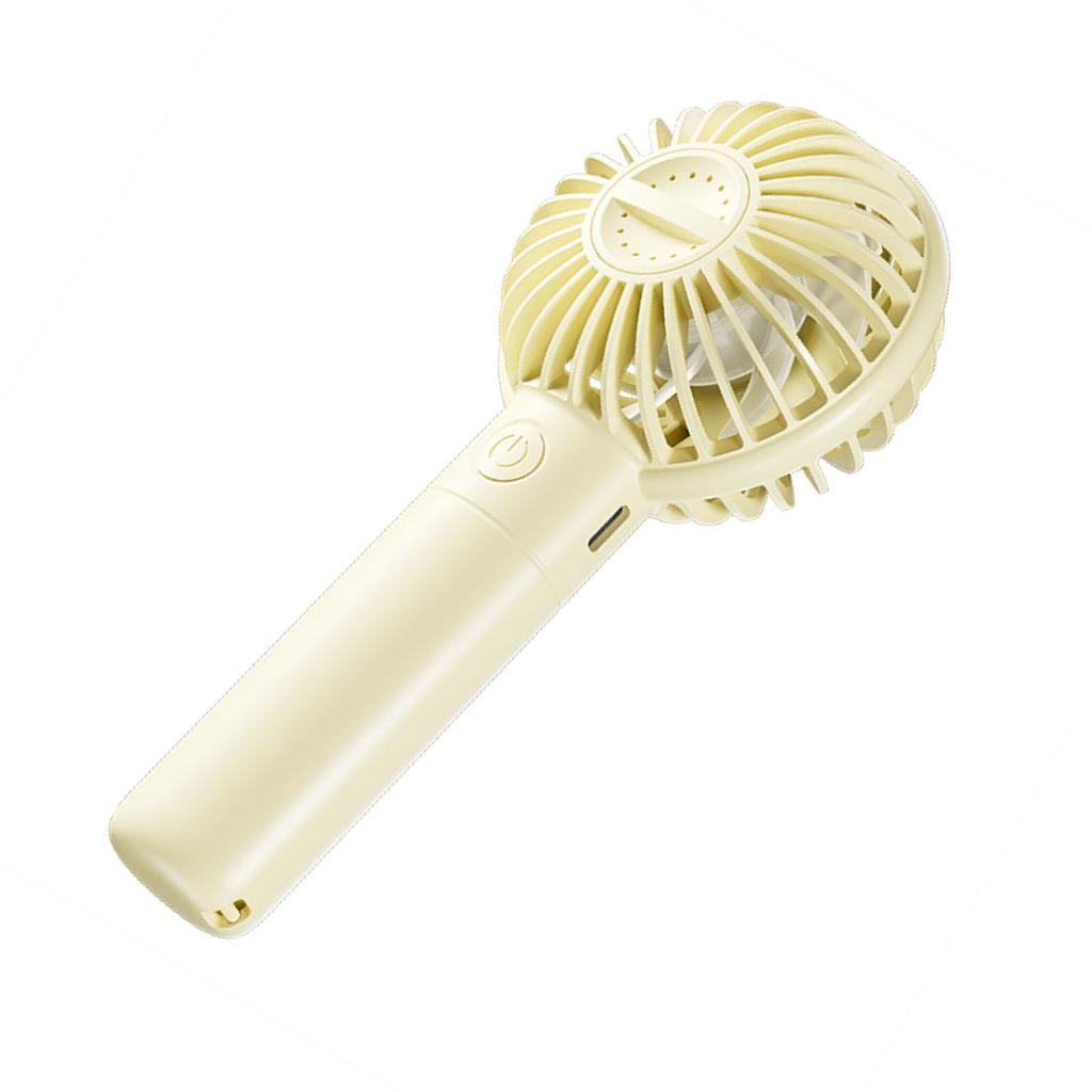Portable Handheld Fan Quiet USB Rechargeable Multiple Speed Settings Handheld Fan for Students