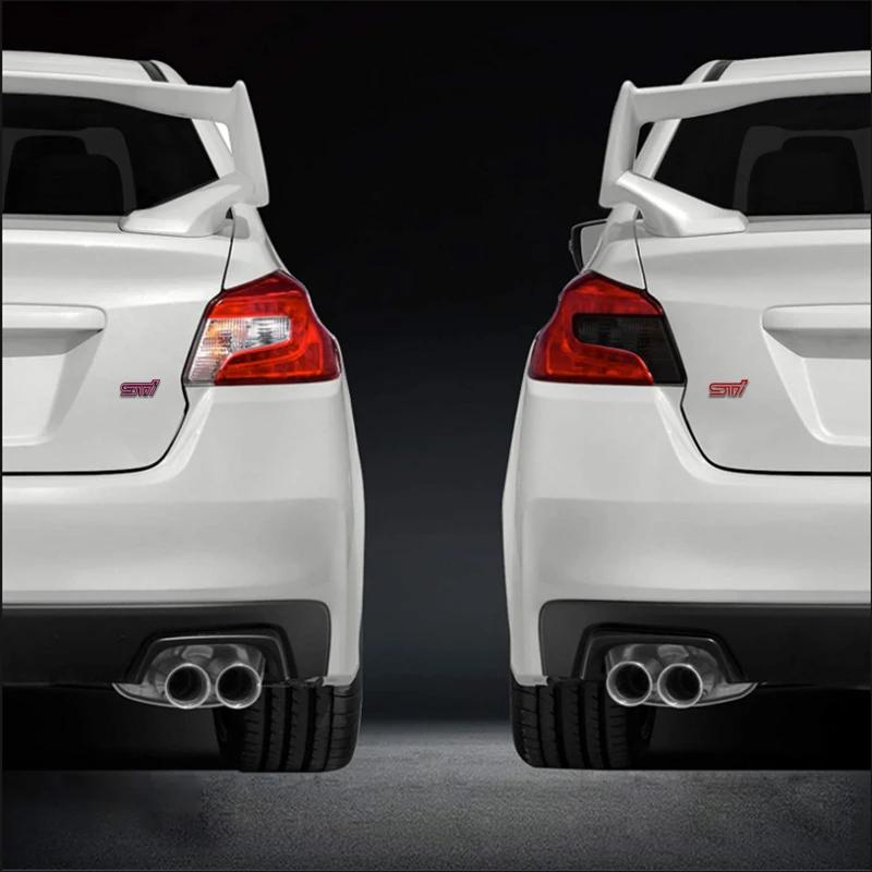 3D Metal Car Front Grille Emblem Auto Rear Trunk Sticker Badge For Subaru STI Logo Forester Impreza Tribeca XV Outback Crosstrek vg5