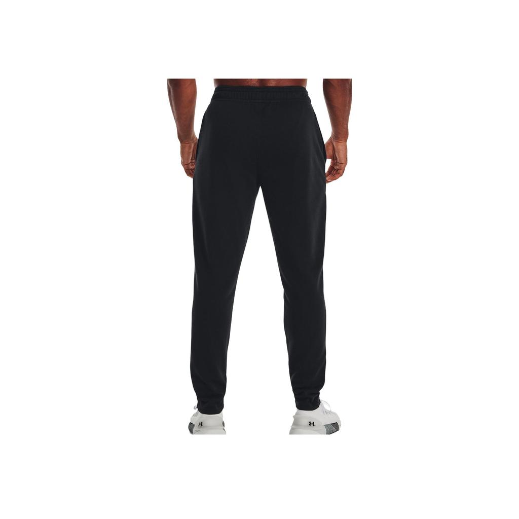 Under Armour Rival Terry Pants With Drawstring And Elastic Cuffs Men Bottoms Black 1376772-001