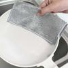 10pcs Wet And Dry Use Double Sided Wire Rags Nonstick Scrubbing Pads Convenient Dishcloths  Home