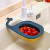 Anti-leakage Sink Whale Drain Basket Foldable Filter Basket New Kitchen Strainer  Kitchen Use