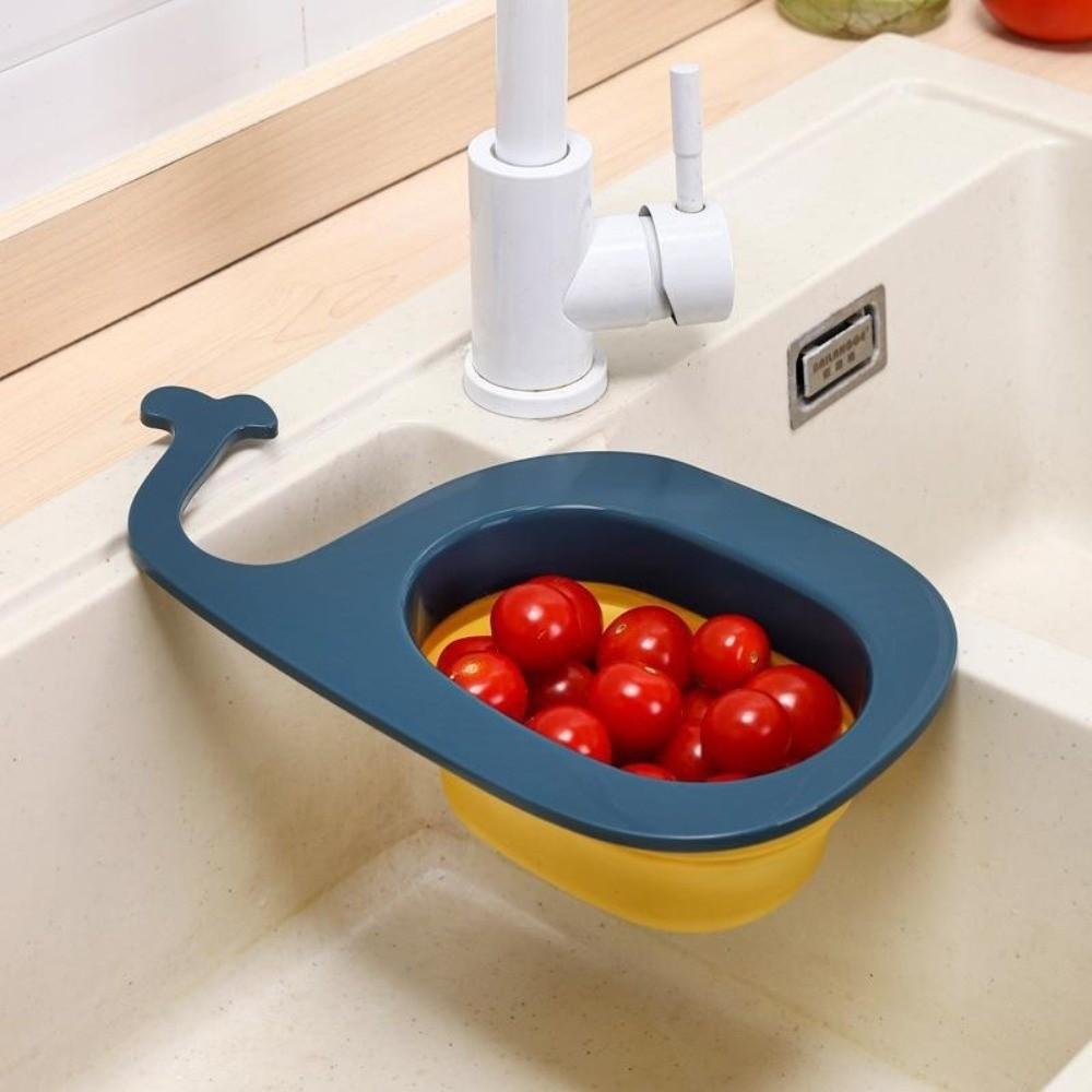Anti-leakage Sink Whale Drain Basket Foldable Filter Basket New Kitchen Strainer  Kitchen Use