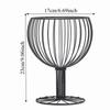 Large Capacity Goblet Shape Fruit Basket Hollow Fruit Display Stand  Home Decor