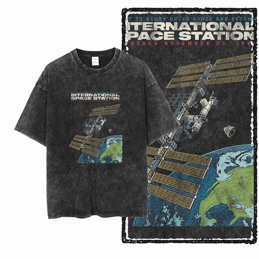 

Vintage Washed Printed Cotton Acid Washed Graphic Unisex T Shirt Cool Streetwear Unisex Tshirts Tee for Women Tshirt Harajuku 2XL