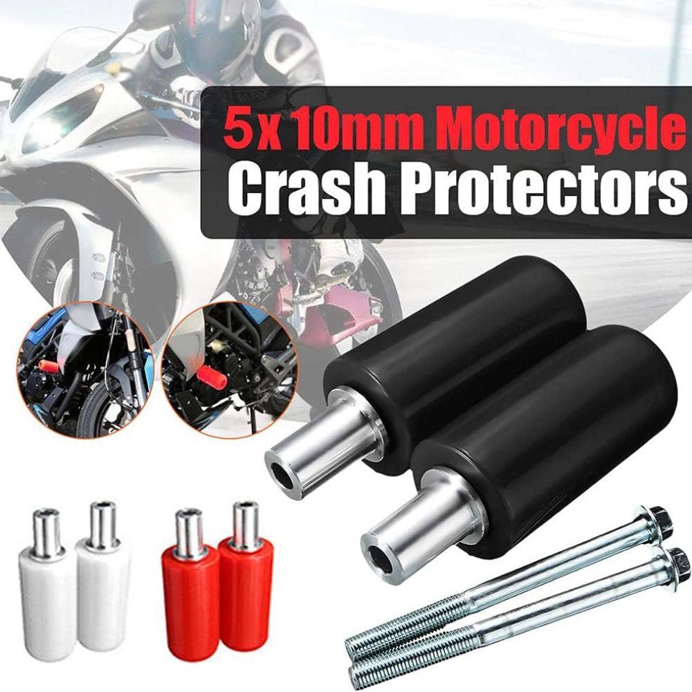 Curseurs de bobine de bras oscillant en alliage d'aluminium CNC pour moto 8/10 mm (10 mm bleu