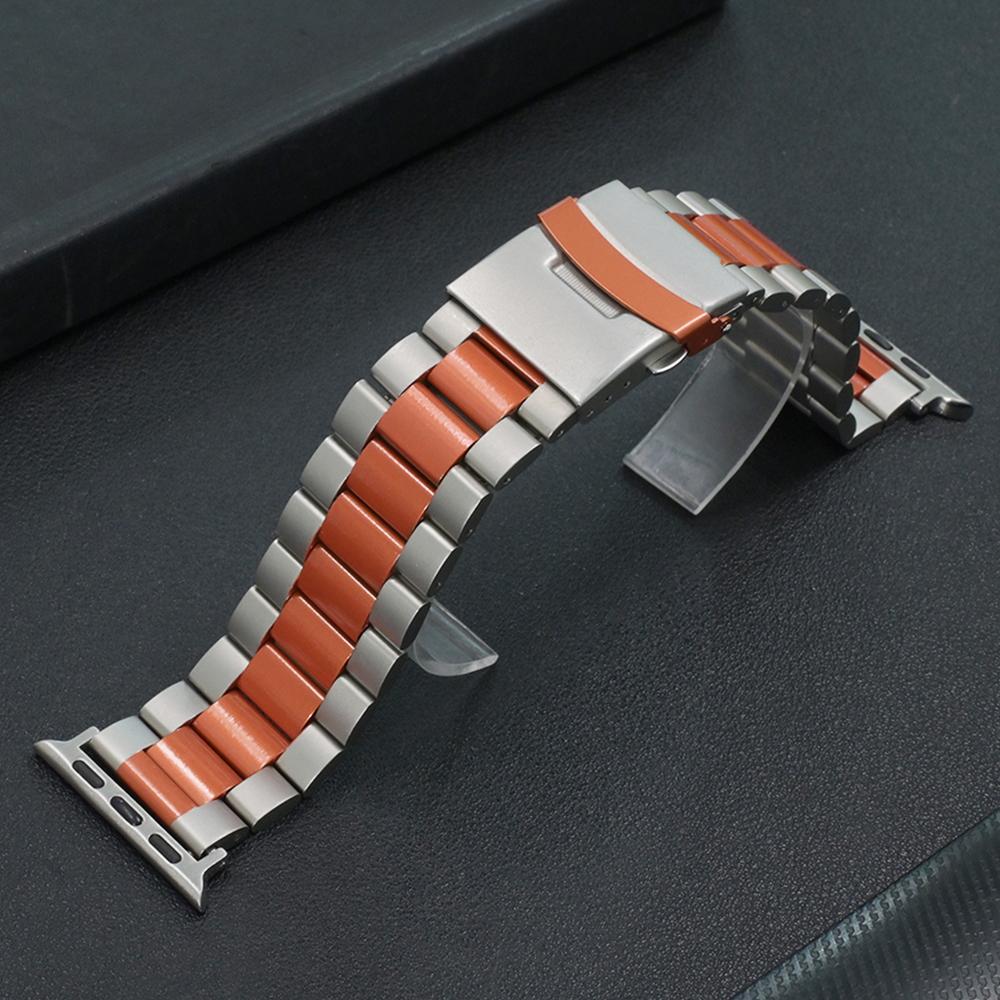 Stainless Steel Bracelet for Apple Watch Band Ultra 2 49mm Series 10 9 8 7 45mm 46mm Luxury Metal Strap for Iwatch 6 SE 5 4 44mm