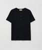 BILLIANT Muscle Fit Basic Henley Neck_Black