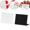 20x Acrylic Mini Chalkboard Signs Reusable for Food Small Chalkboards L Shaped for Buffet Weddings Retail Label Bakery Birthday