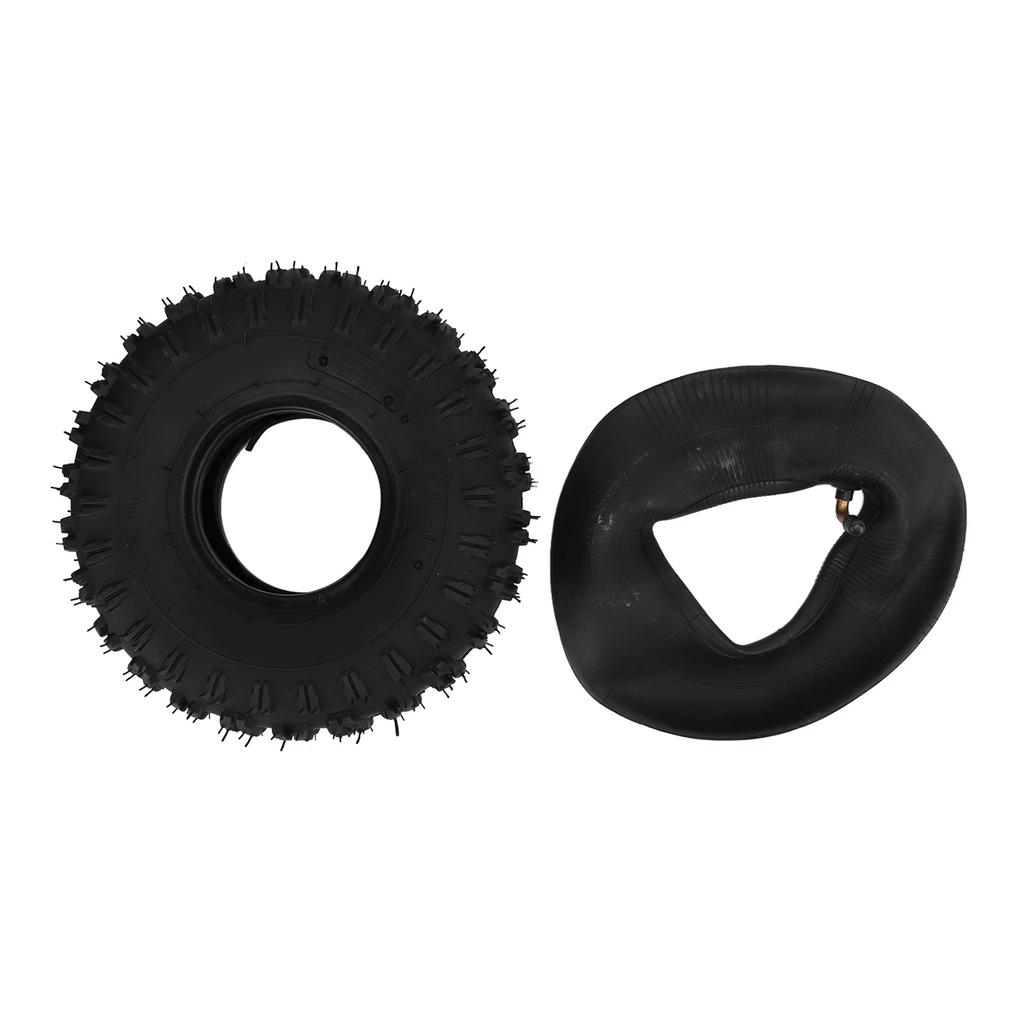 4.10‑4 Pneumatic Tires Rubber Inner Outer Tire Tyre Tube for Electric Tricycles Trolleys