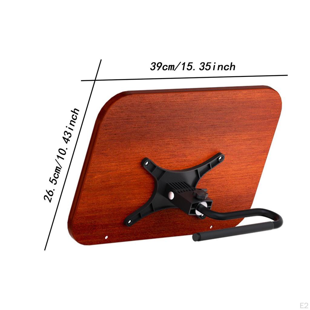 Book Stand for Reading, Desktop Holder, Wooden ,Display Rack Multifunctional Stable Wood