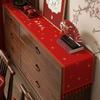 Tv Cabinet, Tablecloth, Fu Character, Side Cabinet, Cover Cloth, Red Festive Tablecloth, Dining Table, Coffee Table, Long Table Flag