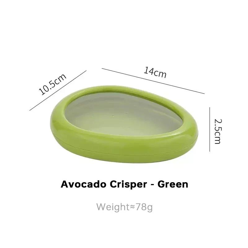 2024 Fruit Preservation Box Silicone Film Food Box Sealed Mini Refrigerator for Storage Vegetable Avocado Lemon Storage Box