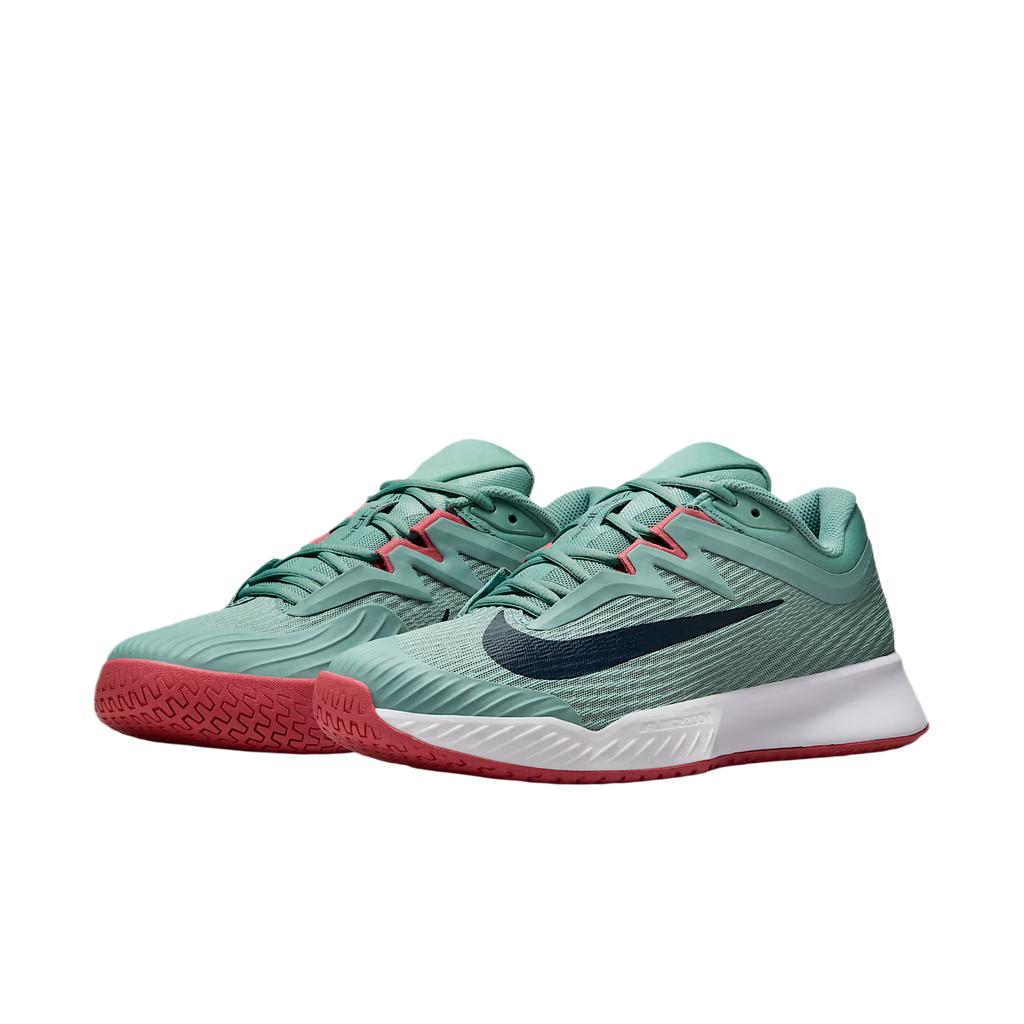 NikeCourt Air Zoom Vapor Pro 3 HC Cannon Armory Navy Men Sneakers Teal White Adobe FZ2161-004
