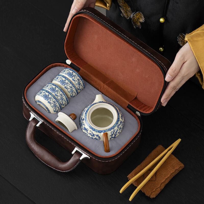 Beifu Ru Kiln Travel Tea Set