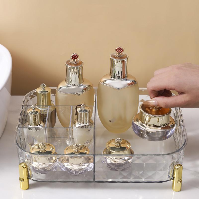 New Luxury Makeup Organizer Cosmetics Storage Box Drawers Case Jewelry Container Desktop Sundries Organizer Lipstick Holder