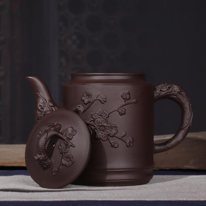 Konvička Zisha vložka z nerezové oceli filtr velká kapacita květinová konvička šálek na čaj kung fu čajová souprava domácí čajovar