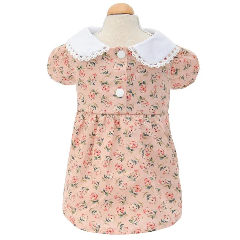 

Cute Cat Puppy Small Dog Dress Summer Pet Dresses Skirt Yorkshire Poodle Bichon Pomeranian Shih Tzu Dog Costume Hat Cap Dropship XXL