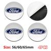 4pcs 56/60/65mm Car Styling Wheel Center Hub Caps Stickers Badge For Ford Focus F11 Fiesta Mondeo Fusion Explorer Escape Edge Kuga