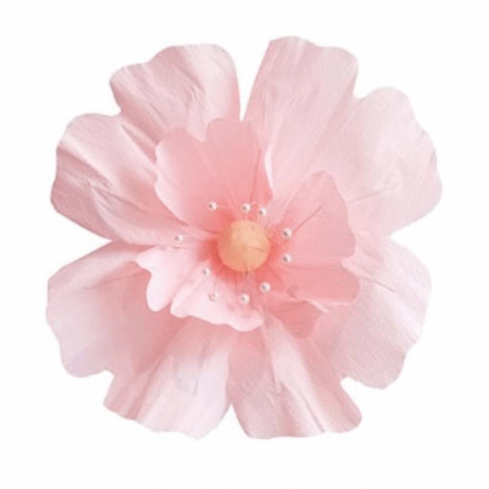 

Зморшки Папір Імітація Квітки Креповий Папір Простий Дизайн Тривимірне Паперове Мистецтво 3D Квіткова Стіна Розкладка Паперова Квітка рожевий