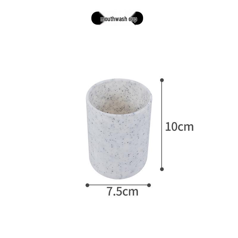 

Скандинавский минималистичный набор для ванной под мрамор: Элегантная коллекция из 4 предметов с сочетающимися стилями