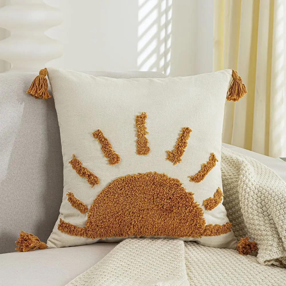 2026 New 45x45CM Beautiful Flower Pillowcase For Living Room Bedside Sofa Car Backrest Office Decoration Pillow Cushion Cover