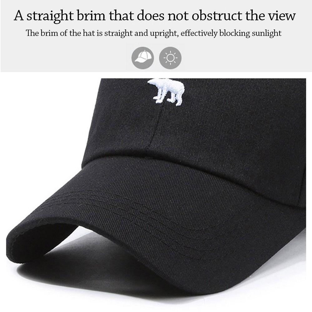 Breathable Baseball Cap Embroidery Sun Visors Casual Snapback Hat for Men Women