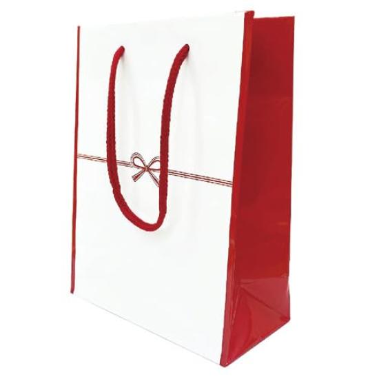 Ehime Paper Gift Paper Bags, Hanamusubi, 10-Pack, GBAG-FT-10P