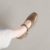 French Mary Jane Women's Shoes 2025 New Autumn Temperament Not Tired Feet with Skirts Thick Heels Single Shoes Beautiful High Heels