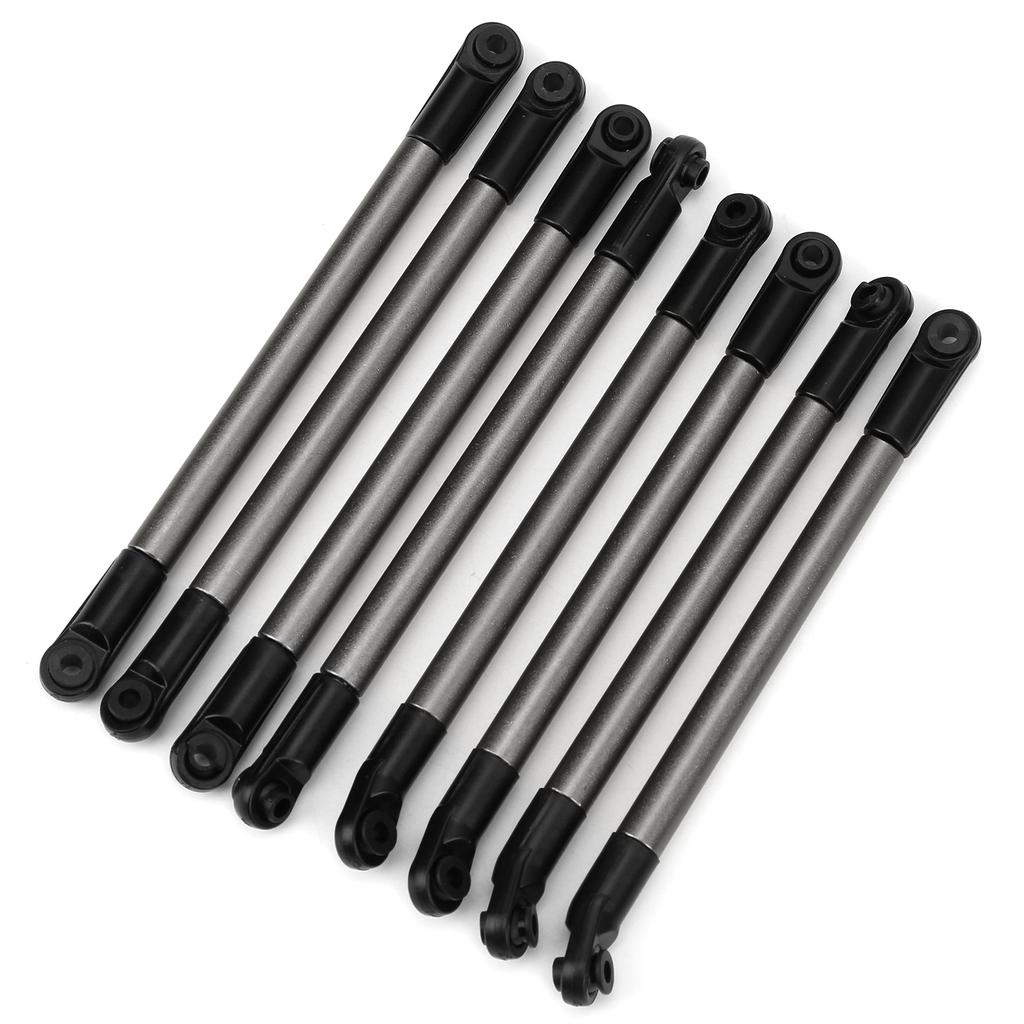 8pcs Metal Link Rod Pull Rod 275MM Wheelbase RC Accessories Fit for 110 RC Crawler