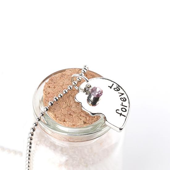3 Teile/satz Frauen Beste Freunde Strass Herz Passenden Anhänger Halskette Schmuck