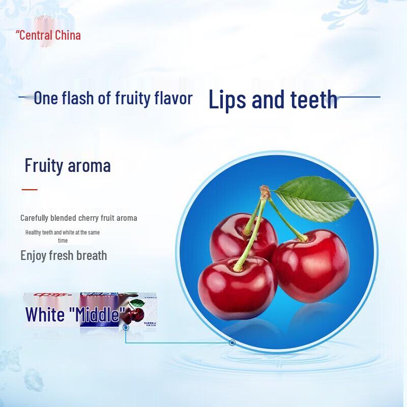 Zhonghua Jianchibai Dazzling Fruit Flavor Toothpaste 200g