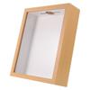 Cornice a Scatola Ombra con Conchiglie 10,6x8,6 Profonda 2,56 Colore Legno Naturale Rustico Scatola Espositore per Specimen per Collezione di Conchiglie Fiori Secchi