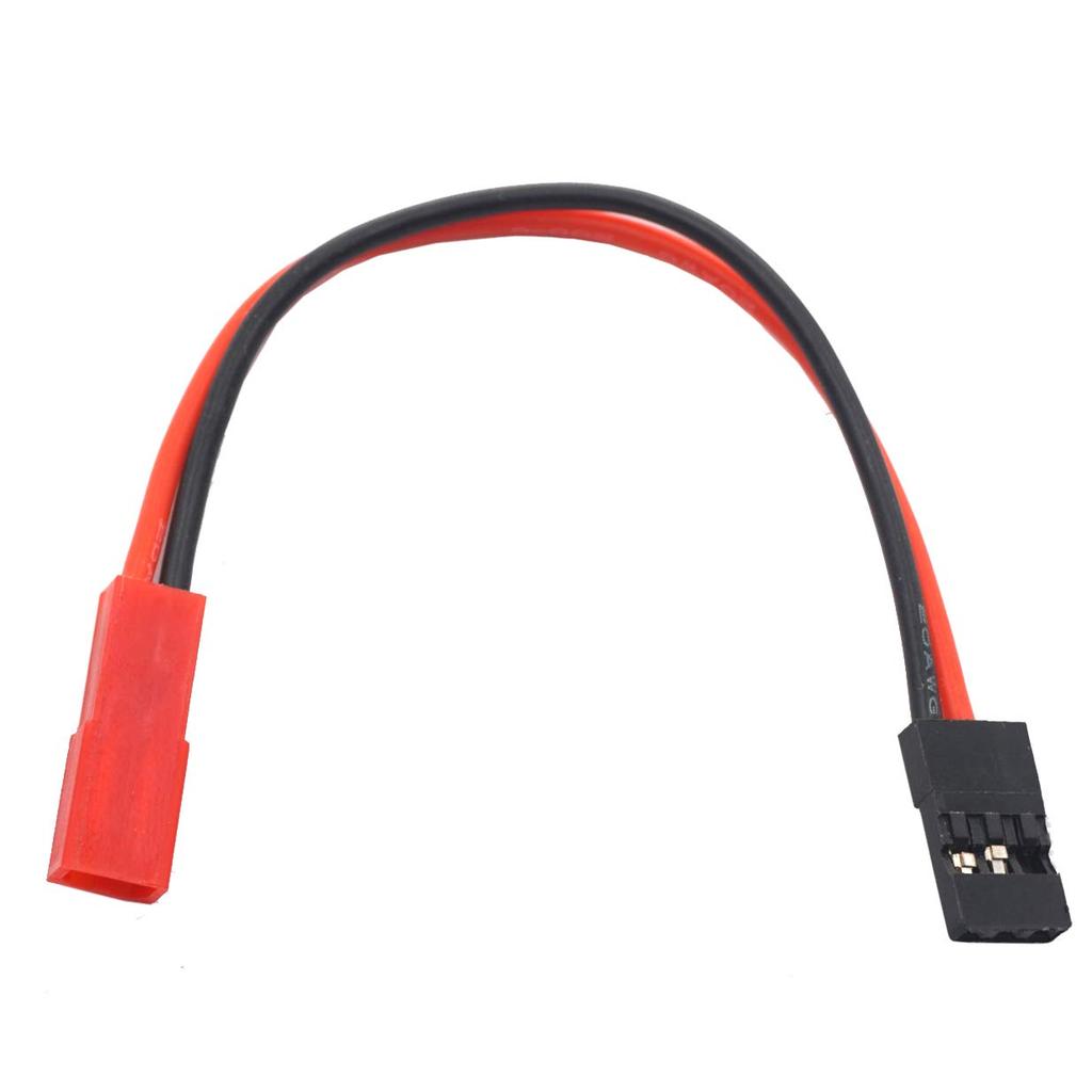 Pachet de 10 Cablu Adaptor Conector Receptor Servo JR Mascul la Mufă Femelă JST 10cm 20AWG pentru Mașină RC, Barcă FPV, LiPo, Mașină RC, Lumină LED, Ventilator de Răcire