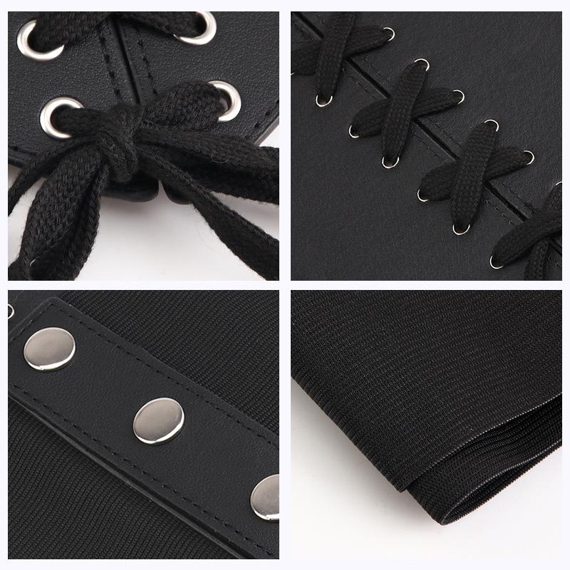 Sommer Retro Mode Elastischer Taillengürtel mit Europäischem Hof Korsett Design