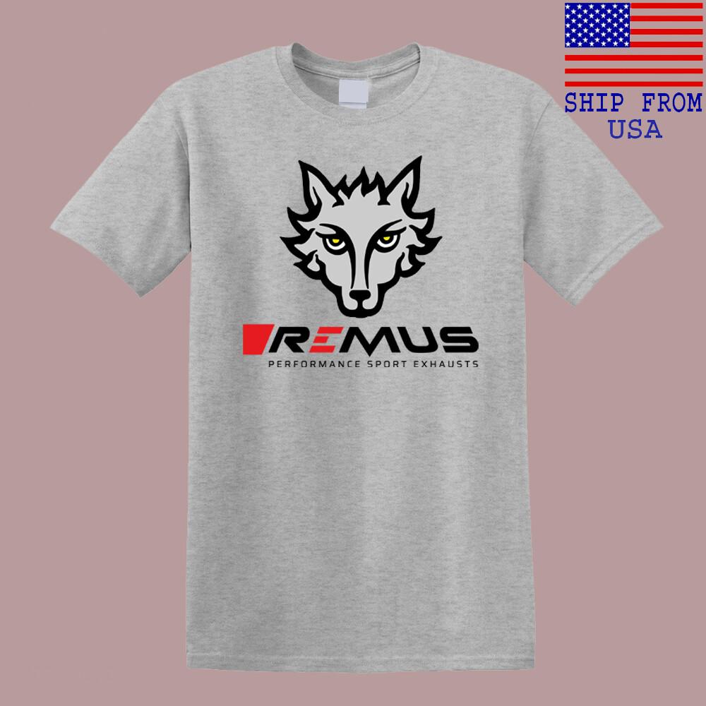 Remus Exhaust Racing Men#039;s Grey Size S5XL Unisex T-Shirt