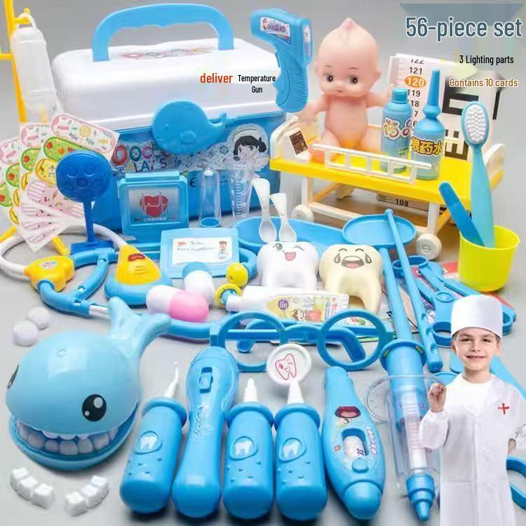 Children's Doctor Kit: Simulation Stethoscope, Injection, Pretend Play Set for Boys and Girls