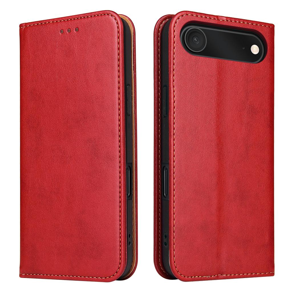 FIERRE SHANN For iPhone Air Case PU Leather Flip Stand Wallet Phone Cover