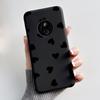 Phone Case For Nokia 125 HMD 110 4G 2024 Casing Luxury Cute Love Rabbit Funny Cartoon Black Matte Soft Silicone Shockproof Cover